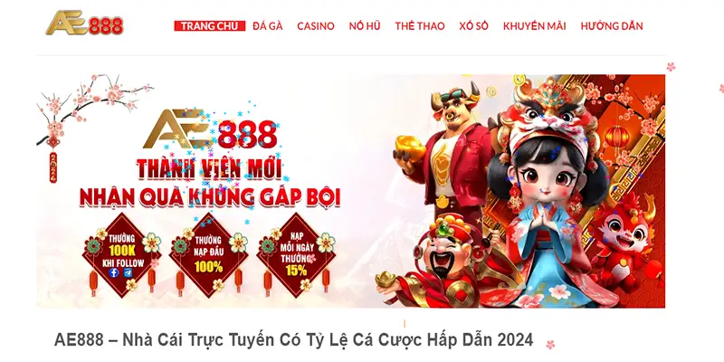 Truy cập vào link chuẩn Ae888